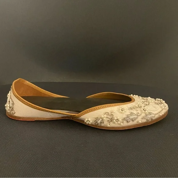 Beaded Leather Flats - Picture 9 of 14